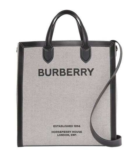 burberry horseferry canvas bag|burberry calfskin leather tote.